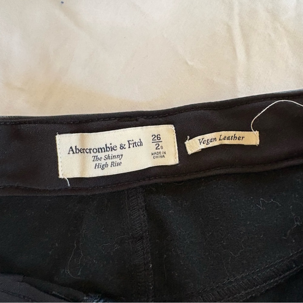 A&F Leather Pants - Picture 2 of 5